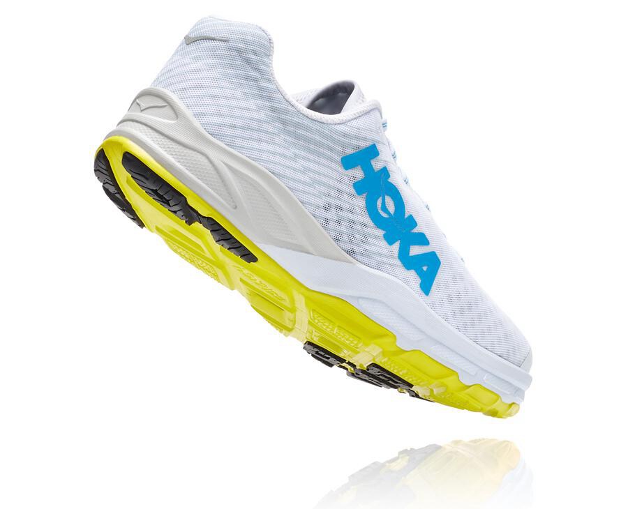 Chaussure Running Hoka One One Evo Carbon Rocket Homme - Blanche - TRK-704182